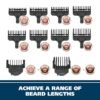 81BaQjRQrgL._SL1500_.jpg Wahl USA Stainless Steel Lithium Ion 2.0+ Beard Trimmer for Men - Electric Shaver & Nose Ear Trimmer - Rechargeable All in One Men's Grooming Kit - Model 9864SS