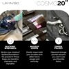 81BxZzZa2OL._AC_SL1500_.jpg Lay-n-Go Cosmo Drawstring Cosmetic & Makeup Bag Organizer - Portable Drawstring Bag w/Zipper Pocket, Makeup Loops & More - Durable, Machine Washable Toiletry Bag for Travel (20", Black)