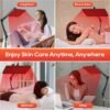 Red Light Therapy for Body and Face, 660nm 850nm 940nm Infrared Redlight-Therapy Lamp Device with Large Panel and Stable Stand at Home, Idea Gift for Women Wife Mom Sister Girlfriend