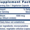Life Extension Lithium 1000 mcg - for Brain Health, Anti-Aging & Longevity - Memory & Cognition, Mood Support Supplement -Once Daily - Gluten-Free, Non-GMO - 100 Count