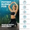 81CXUJKSGkL._AC_SL1500_.jpg Nutrivein Premium Multi Collagen Pills 2250 mg - 180 Easy-to-Swallow Collagen Capsules: Type I, II, III, V, X Hydrolyzed Protein Peptides for Women and Men - Aging, Joints, Hair, Skin, Bones, & Nails