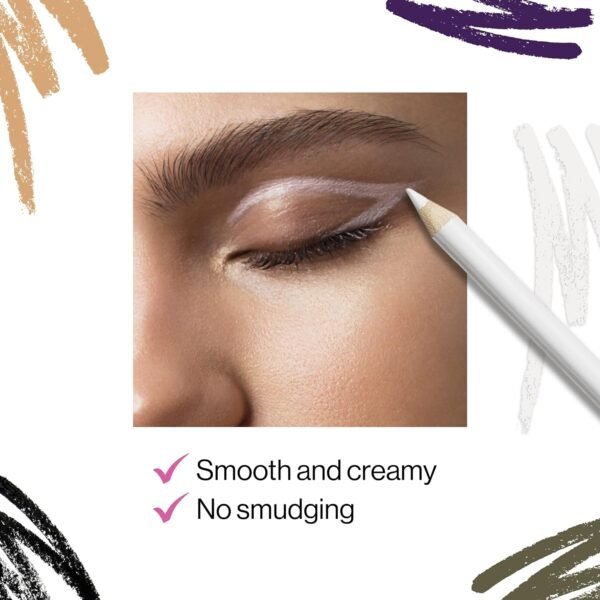 wet n wild Color Icon Kohl Eyeliner Pencil - Rich Hyper-Pigmented Color, Smooth Creamy Application, Long-Wearing Matte Finish Versatility, Cruelty-Free - Baby's Got Black