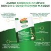 Palmer's Amino Bonding Complex Hair Mask, Intense Conditioning Masque Pack with Coconut Oil & Vitamin E, Heat Protectant, Anti Frizz, Adds Shine, Protects Hair Growth, All Hair Types, 2.1 oz packette