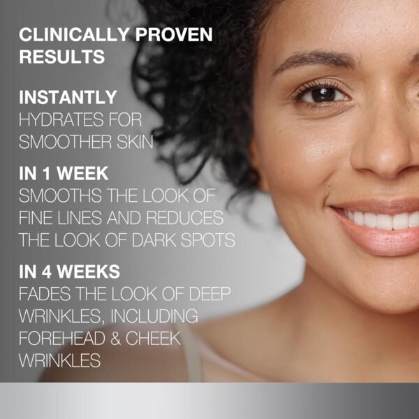 Neutrogena Rapid Wrinkle Repair Retinol Face Moisturizer, Daily Anti-Aging Face Cream with Retinol & Hyaluronic Acid to Fight Fine Lines, Wrinkles, & Dark Spots, 1.7 oz