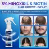 5% Minoxidil Hair Regrowth Spray - 60ml, For Men & Women