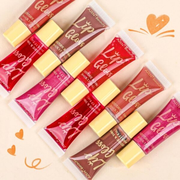 81DLw2149L._SL1500_.jpg AZEN 24 Pack Lip Gloss Set, Color Lip Oil for Dry Cracked Lips Moisturizing Hydrating Nourishing with Vitamin E