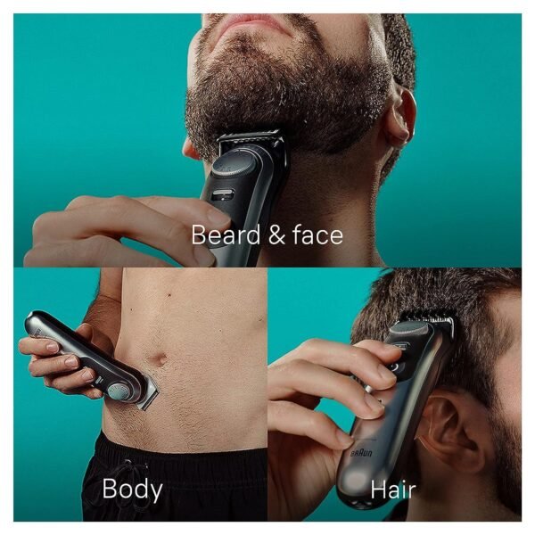 81DOQFSRXvL._SL1500_.jpg Braun All-in-One Men's Shaving Kit Series 9 9440, 13-in-1 Beard, Face, Nose, Ear Trimmer, Hair Clippers, Body Groomer and Manscaping