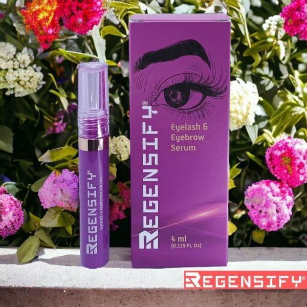 REGENSIFY Eyelash and Eyebrow Growth Serum 4 ml (0.135 FL Oz) [Capixyl 5%, Redensyl, Adenosine, Biotin, Panthenol, Hyaluronic Acid, Peptides] - Promotes voluminous Lashes and Brows