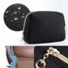 81E9xJoeoIL._AC_SL1500_.jpg BAGSMART Small Makeup Bag, Travel Cosmetic Bag Make Up Pouch Small Travel Zipper Pouch,Water-resistant Toiletry Bag,Makeup Organizer Bag for Women,Black