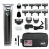Wahl Stainless Steel Lithium Ion 2.0+ Slate Beard Trimmer for Men - Electric Shaver, Nose Ear Trimmer, Rechargeable All in One Men's Grooming Kit - Model 9864