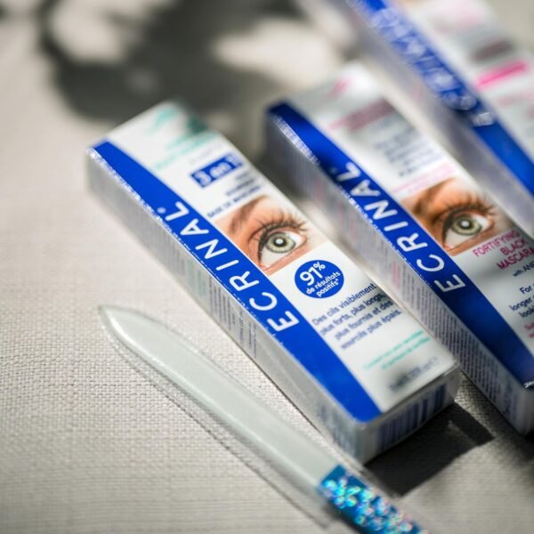 81EQ4n6laqL._SL1500_.jpg Ecrinal ANP2+ Strengthening Lash Gel - 3 in 1 Eyelash and Eyebrow Serum for Fuller, Thicker, Stronger Lashes, Eye Brow Clear Gel, Mascara Base, Suitable for Sensitive Eyes & Contact Lens Wearers, 9ml