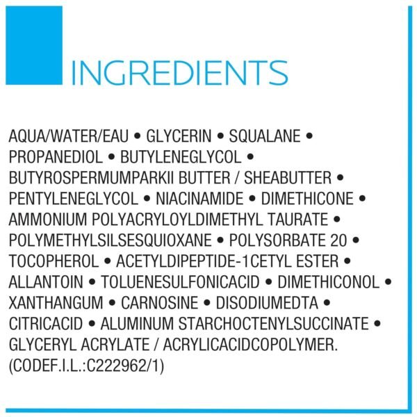 La Roche-Posay Toleriane Dermallergo Night Cream for Face, Intense Soothing Moisturizer with Vitamin E, Allergy Tested, for Sensitive Skin, Formerly Toleriane Ultra Night