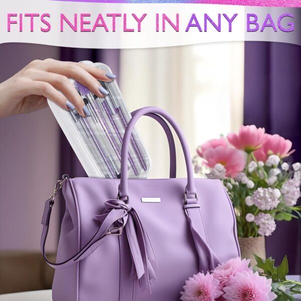 81F1TDk4KnL._AC_SL1500_.jpg Small Makeup Bag for Purse – 2 Pcs Clear Zipper Pouches, Soft, Elastic, Waterproof Plastic Small Cosmetic Bag for Purse, Space-Efficient, Stylish Design – Great for Organizing Essentials on the Go
