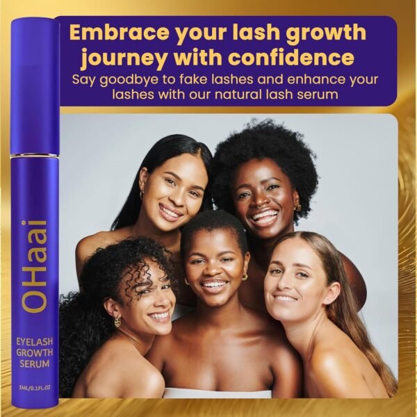 81FcgXuxQ3L._SL1500_.jpg Prostaglandin-Free Eyelash Growth Serum for Thicker Longer Healthier Lashes, Lash Enhancing Serum, Lash Boost, Eyelash Lift, Vegan & Cruelty-Free for Sensitive Eyes, 3ml, 90-Day Supply
