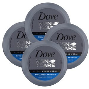 Dove Men+Care Ultra-Hydra Cream with 24 Hour Moisturization, 2.53 FL OZ (Pack of 4)