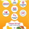 SUNNY SAM Biotin Collagen Gummies for Women & Girls - Low Sugar 60 Chewable Beauty Collagen Gummies for Enhanced Hair Skin and Nails - Biotin, Vitamin A, Zinc Supplement - Natural Lemon Flavor