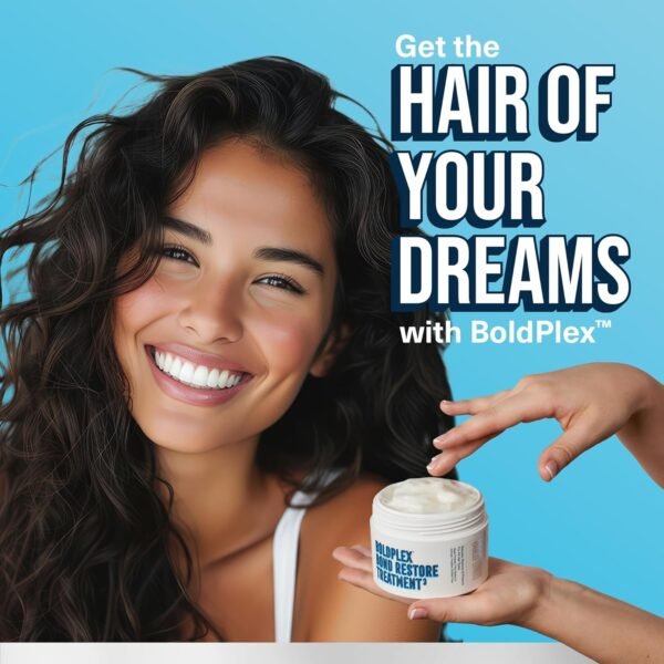 BoldPlex Hair Mask - Deep Conditioner For Dry, Damaged Hair - Mascarilla Para El Cabello - Helps Repair & Nourish Curly, Bleached, or Frizzy Hair - 6.76 Fl Oz