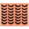 81GRiVCULAL._SL1500_.jpg Short Lashes Natural Look False Eyelashes Thick Volume Faux Mink Lashes Pack Wispy Strip Fake Eyelashes Cat Eye Lashes that Look Like Extensions 14 Pairs