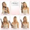 81GydSzrKTL._AC_SL1500_.jpg ELLA BELLA® 6 in 1 Professional Hot Air Styler • Powerful Hair Dryer & Straightener Set • Styling Without Heat Damage • Fast Drying Curling Volumizing Straightening • Includes Protective Travel Case