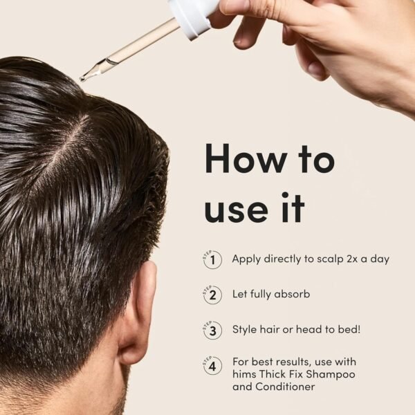 hims Extra Strength Hair Regrowth Treatment for Men with 5% Topical Minoxidil Solution for Hair Loss and Thinning Hair, Unscented, 2 Pack