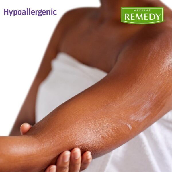 Medline Remedy Essentials Skin Cream, (8 oz Tube), Fresh Scent, Moisturizer, Hydrating, Dry Skin Care, Aloe, Vitamins A, D & E, Dimethicone, Hypoallergenic, Body Lotion, Men, Women, Elderly