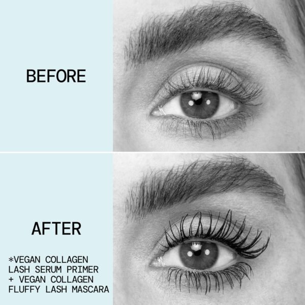 81IOXkIQqVL._SL1500_.jpg Pacifica Vegan Collagen Eye Lash Serum & Clear Mascara Primer – Conditioning Vitamin B & E Formula for Longer, Fuller Lashes, Eyelash Makeup Cruelty-Free Clean Ophthalmologist Tested