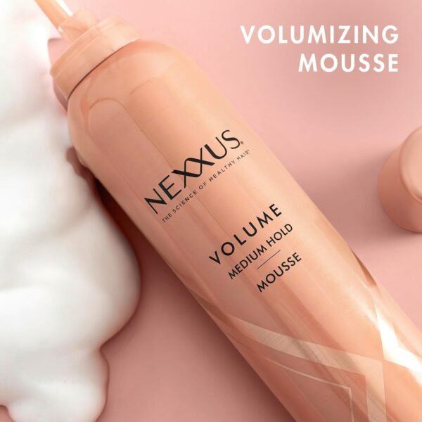 Nexxus Volumizing Foam Hair Mousse, Volume Volumizing Mousse, Hair Styling Mousse, Pink, 10.6 Ounce (Pack of 1)