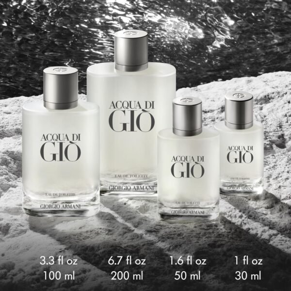 81JZKejWZ3L._SL1500_.jpg Armani Beauty - Acqua di Giò - Eau de Toilette - Cologne for Men - Long Lasting Fragrance with Bergamot notes, Jasmine, White Musks, Patchouli & Cedarwood