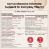 81JyTeVamWL._AC_SL1500_.jpg Telomere Lengthening Supplements – Organic Astragalus, Gotu Kola, Vitamin D3, Folate, L-Theanine – Anti-Aging, DNA Repair, Immune & Cellular – 60 Vegan Capsules, Made in Japan (1 Bottle)