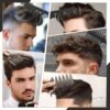 81LBZV2W2JL._SL1500_.jpg Hair Brush for Men, DUAIU 7Pcs Combs for Men, Hair Styling Comb Set with Vent Hair Brush, Quiff Round Hair Brush, Wide Tooth Comb, Texture Comb for Blow Drying, Detangling, Grooming, Hairdressing
