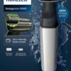 Philips Bodygroom Series 5000, Showerproof Groin and Body Trimmer, Close and Comfortable Shave, Complete Body Grooming Including Back, 60 Min. Runtime, Model BG5025/40