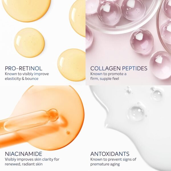 Dove Body Cream Serum Pro-Retinol + Firming for Elasticity and Firmness,with Collagen Peptides, Niacinamide and Antioxidants Lotion, 8 oz