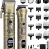 Ufree Hair Clippers for Men Professional with Beard Trimmer, Barber Clippers and Trimmers Set, Electric Razor Shavers for Men, Cordless Mens Grooming Kit for Nose, Face, Hair, Gifts