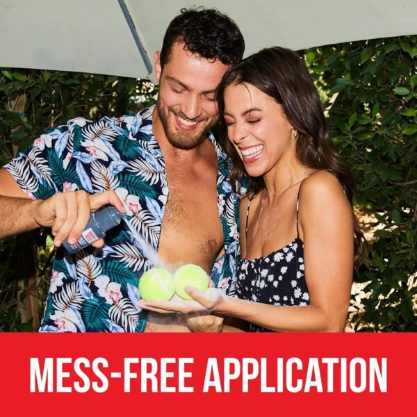 HAPPY NUTS Comfort Powder Spray: Anti Chafing & Mens Deodorant, Aluminum-Free, Sweat and Odor Control for Jock Itch, Groin and Men's Private Parts