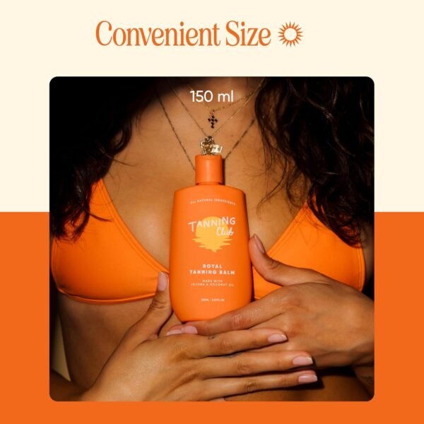 81Mth3PfdJL._SL1500_.jpg Royal Tanning Balm - Hydrating Gel with Jojoba and Coconut Oil - Botanical Outdoor Sunscreen - 150 ml