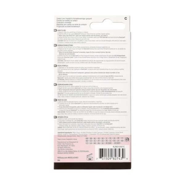 81NikxRAIL._SL1500_.jpg KISS Lash GLUEliner, 2-in-1 Felt-Tip Eyelash Adhesive and Eyeliner, Matte Finish, Foolproof Application, Easy Touch-Up, 0.03 Fl Oz.- Black, Packaging May Vary