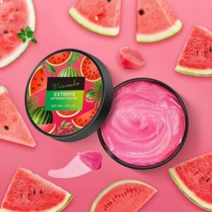 Luxury Intensive Tanning Gel - Haute Beauty Skin Care - Natural Tanning Accelerator Cream for Sunbeds and Outdoor Sun - Sweet Fruit Flavor (Watermelon - Pink, 100g/3.5Fl.oz)