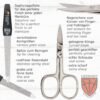 3 Swords Germany - brand quality 10 piece manicure pedicure grooming kit set for professional finger & toe nail care tweezers file clipper fashion leather case in gift box, Made by 3 Swords (01610)