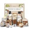 81RLFJfzwXL._SL1500_.jpg Gifts for Women, Birthday Gifts for Women, Bath and Body Gifts Set, Vanilla Coconut Spa Gift for Self Care,Thank you Relaxing Bath Sets for Mom, Grandma, Girlfriend, Sister, Friends