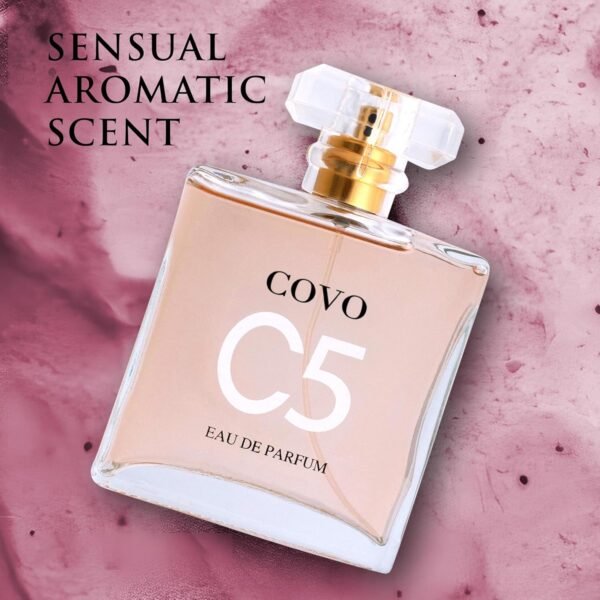 81RhcACpGL._SL1500_.jpg C5 for Women Eau De Parfum - Pure Femininity in a Bottle - Delicate Floral Scents of Jasmine and May Rose - A Fragrance That Will Get You Noticed - Cruelty-Free Perfume Precious Gift for Women