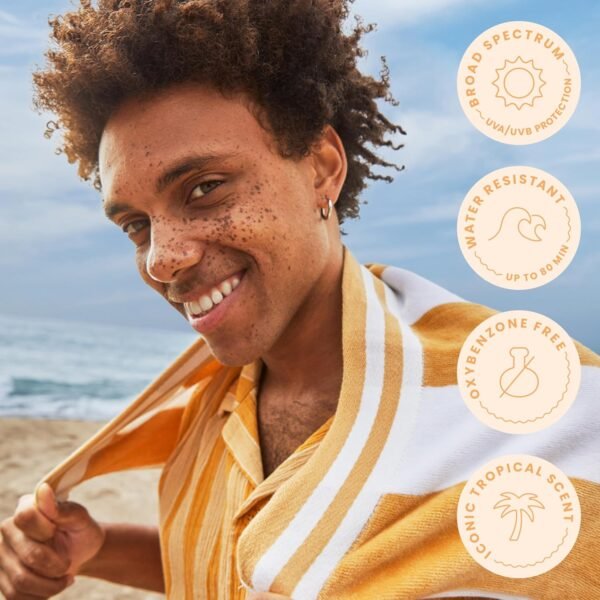 Hawaiian Tropic Island Tanning Lotion - Outdoor Tanning Lotion with SPF 4, Oxybenzone Free Sunscreen, 8oz, Twin Pack