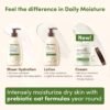 81RtqP0P4L._SL1500_.jpg Aveeno Daily Moisturizing Cream with Prebiotic Oat & Shea Butter for Body, Face & Hands Moisturizer Cream, Hydrates Normal to Dry, Sensitive Skin for 48 Hours, Fragrance Free, Non-Comedogenic, 20 oz
