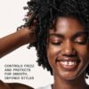 81Sbr-iA9AL._SL1500_.jpg Olaplex No. 6 Bond Smoother, Leave-In Styling Hair Cream Treatment, Smooths, Conditions, & Strengthens, Frizz Control for Up to 72 Hours, For All Hair Types, 3.3 fl oz