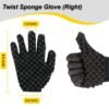 81SglH-2ryL._SL1500_.jpg Selalu Curl Sponge Set with Glove, Metal Brush Pick and Twist Comb for Men and Women