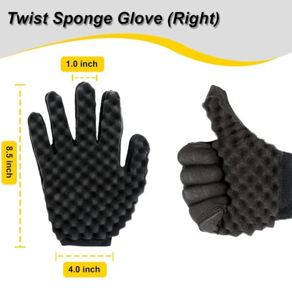 81SglH-2ryL._SL1500_.jpg Selalu Curl Sponge Set with Glove, Metal Brush Pick and Twist Comb for Men and Women