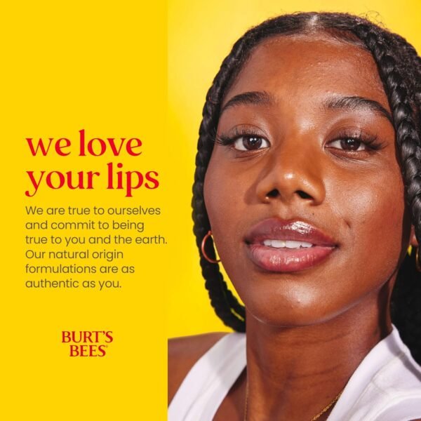 81SzZrLNeL._SL1500_.jpg Burt's Bees Lip Balm - Original Beeswax, Lip Moisturizer With Responsibly Sourced Beeswax, Tint-Free, Natural Origin Conditioning Treatment, 4 Tubes, 0.15 oz.