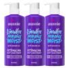 Aussie 3 Minute Miracle Moist Deep Conditioner for Dry Hair, Avocado & Jojoba Oil, Safe for Color Treated Hair, Nourishing Hydration, Silky Shine, Paraben-Free, 16 Fl Oz Each, Triple Pack