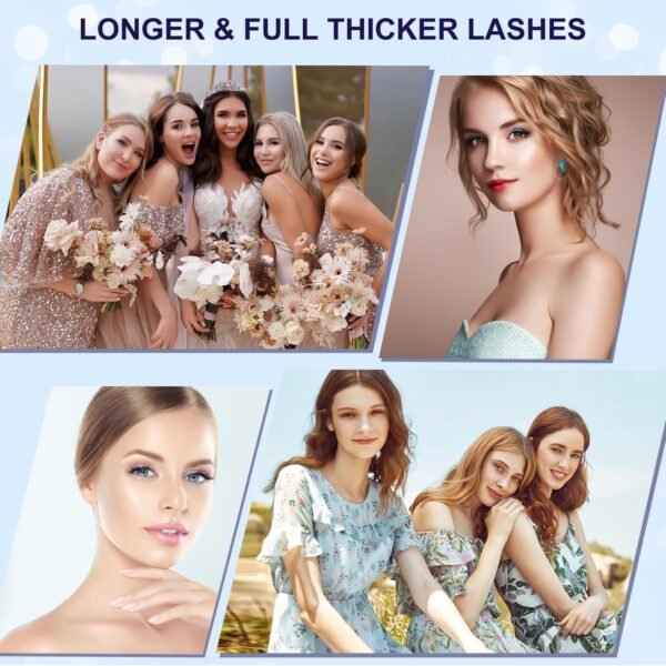 Advanced Eyelash Serum for Thicker, Longer & Longer Looking Eyelashes and Eyebrows, Vegan & Cruelty-Free - Stronger, Thicker Lash Enhancing Serum. (3mL)