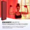 81TsPPzDGCL._AC_SL1500_.jpg Hooga Red Light Therapyfor Face & Body, 60 LEDs, 660nm Red 850nm Near Infrared with Timer for Pain Relief, Skin Health, Anti-Aging, Sleep, Energy & Recovery, Includes Hanging Kit & Handle - HG300
