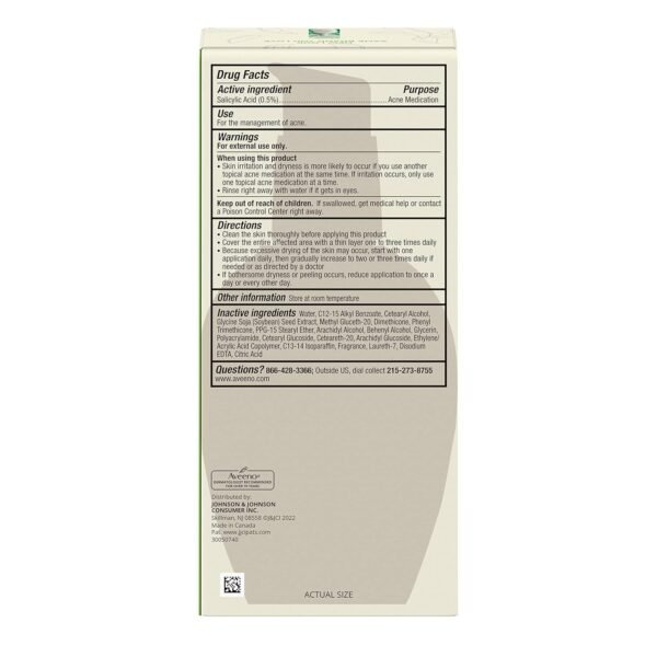 81URjhIKYkL._SL1500_.jpg Aveeno Positively Radiant Clear Complexion Face Moisturizer, Acne Facial Moisturizer with Soy and Salicylic Acid for Oily Skin, Hypoallergenic Formula, Paraben-Free, Non-Comedogenic, Pump, 4 FL OZ